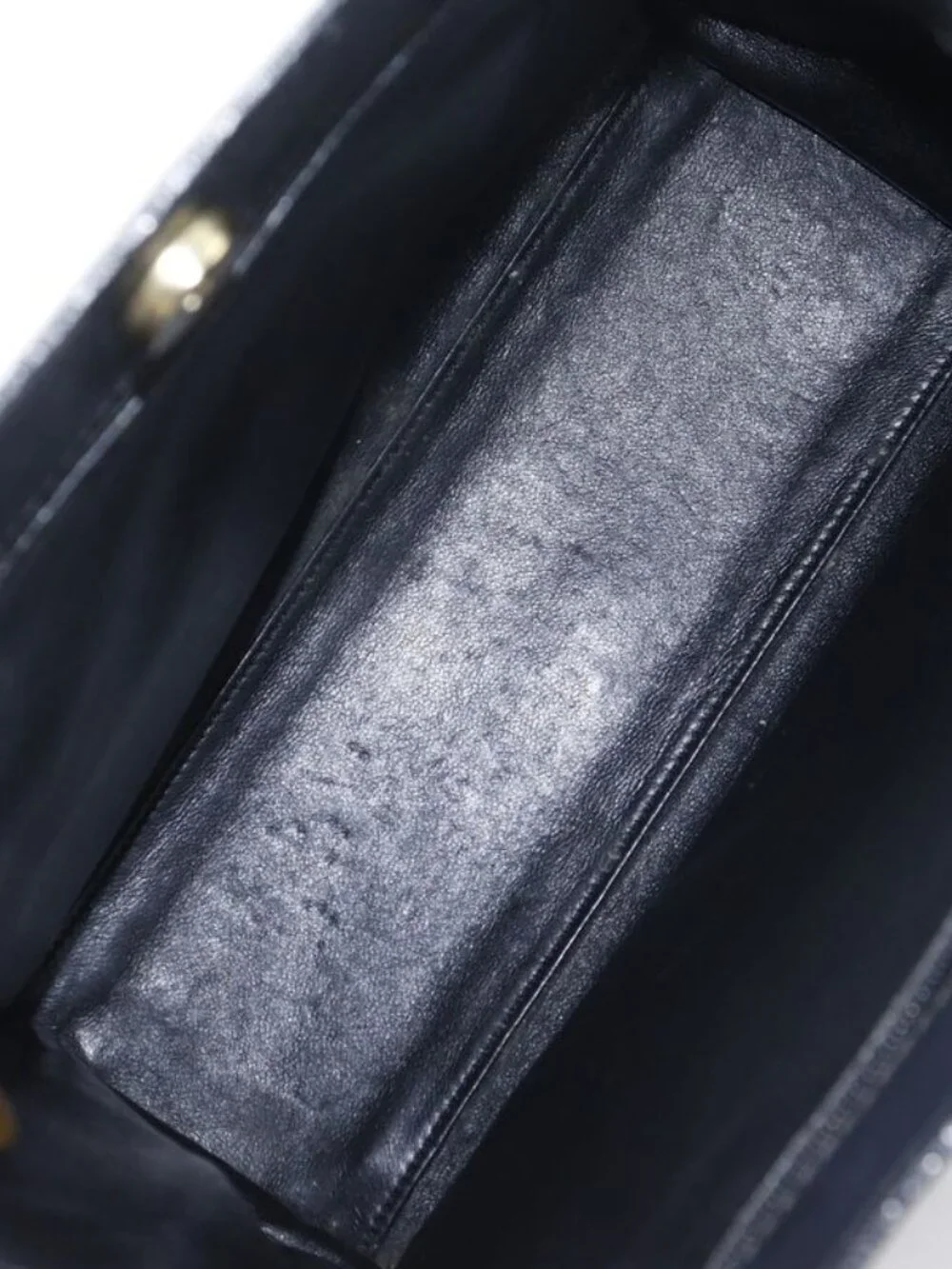 Chanel Logo Caviar Leather Black Tote - Picture 6 of 10